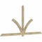 Ekena Millwork Redmond Rough Sawn Timber Gable Bracket, Douglas Fir, 108"W x 54"H x 2"D x 4"F, 12/12 Pitch GBW108X54X0204RED00RDF - alternate 4